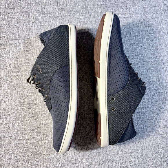 OluKai Nohea Moku Men’s Blue/Charcoal Lightweight Mesh No Tie Sz 10.5 🧡 - Picture 7 of 11